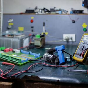 Electronics Workshop Circuit Board Digital Multimeter